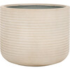 Nardo Large Planter Pot, Beige - Planters - 1 - thumbnail