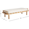 Constantine Teak Bench, Natural - Accent Seating - 4
