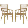 Bora Armchair Set Of 2, Natural - Accent Seating - 1 - thumbnail