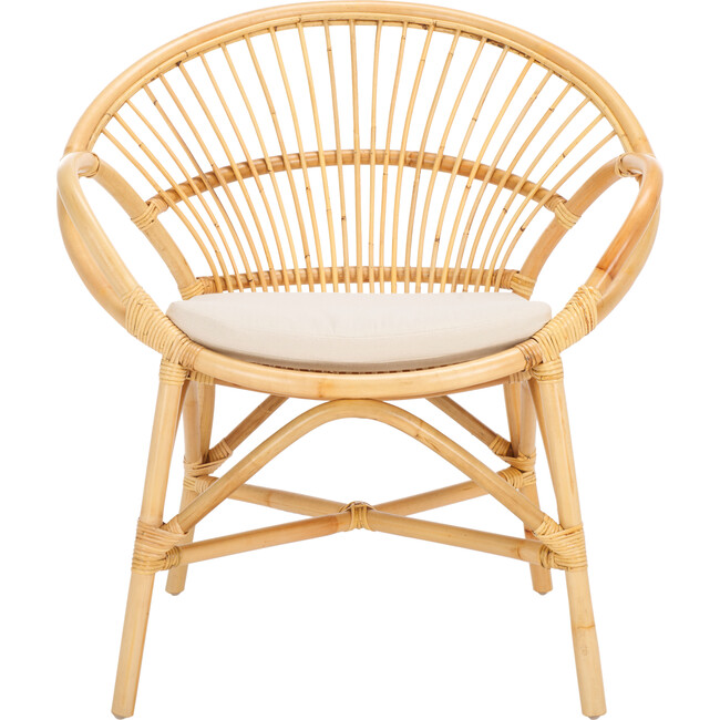Cosette Accent Chair W/ Cushion, White
