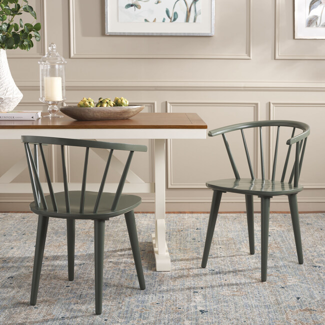 Blanchard Side Chair, Green - Accent Seating - 2