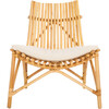 Eisley Accent Chair W/ Cushion, White - Accent Seating - 1 - thumbnail