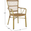 Bora Armchair Set Of 2, Natural - Accent Seating - 3