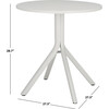 Core Bistro Table, White - Accent Tables - 3