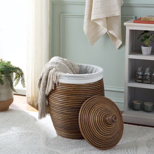 Mikkel Laundry Basket, White - Storage - 3