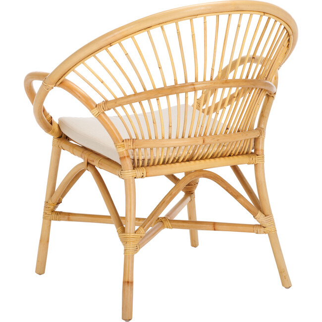 Cosette Accent Chair W/ Cushion, White - Accent Seating - 3