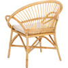 Cosette Accent Chair W/ Cushion, White - Accent Seating - 3