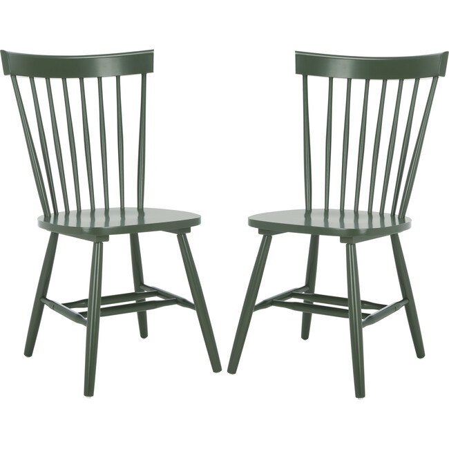 Parker Spindel Side Chair, Green