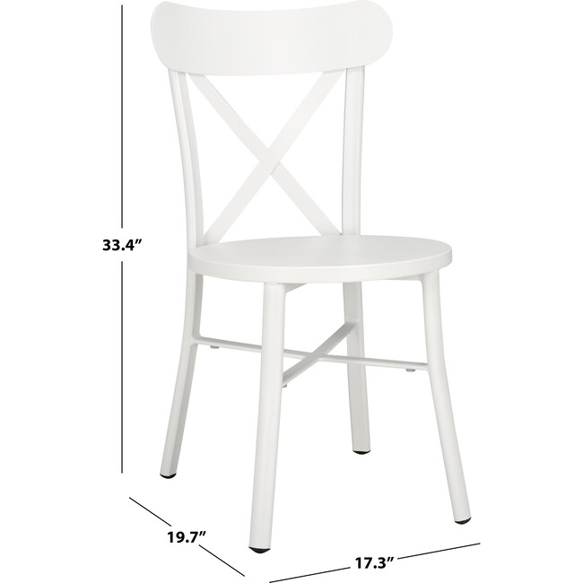 Core Cross Back, White - Accent Seating - 3