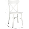 Core Cross Back, White - Accent Seating - 3