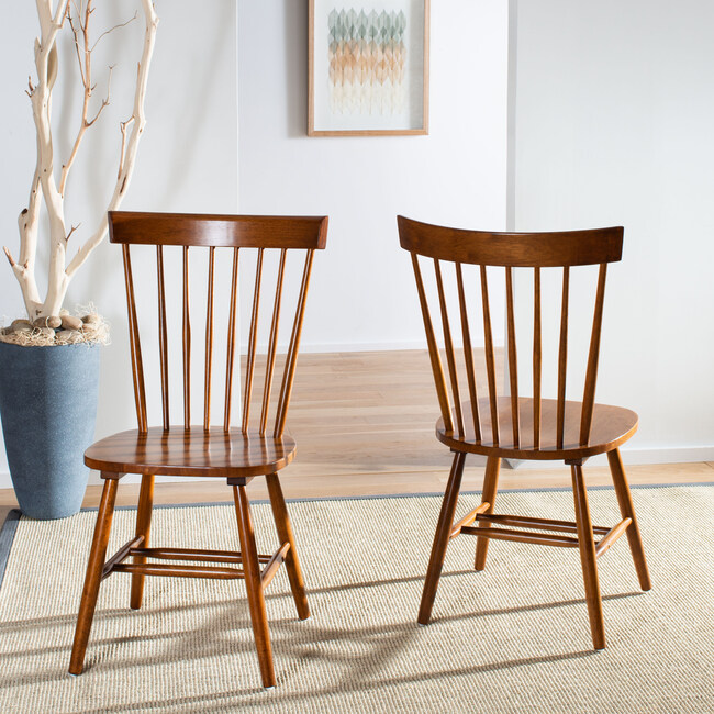 Parker Spindel Side Chair, Brown - Accent Seating - 2