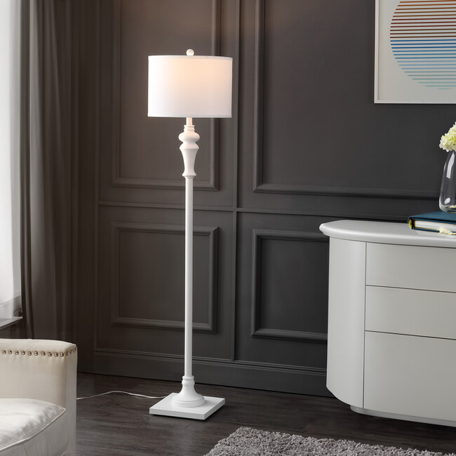 Norla Floor Lamp, White - Lighting - 2