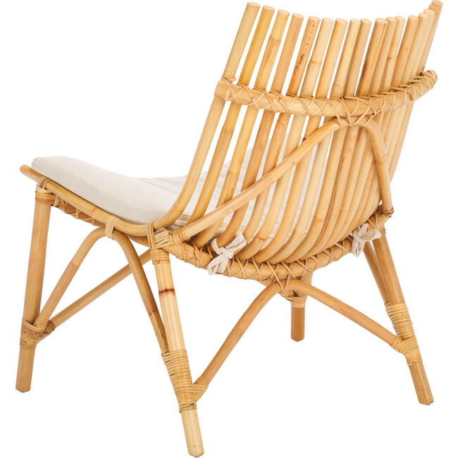 Eisley Accent Chair W/ Cushion, White - Accent Seating - 3