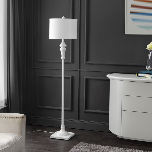 Norla Floor Lamp, White - Lighting - 5