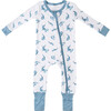 Baby Bamboo Pajamas W/ DreamCuffs®, Shark - Footie Pajamas - 2