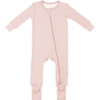 Baby Bamboo Pajamas W/ DreamCuffs®, Seashell Pink - Footie Pajamas - 2