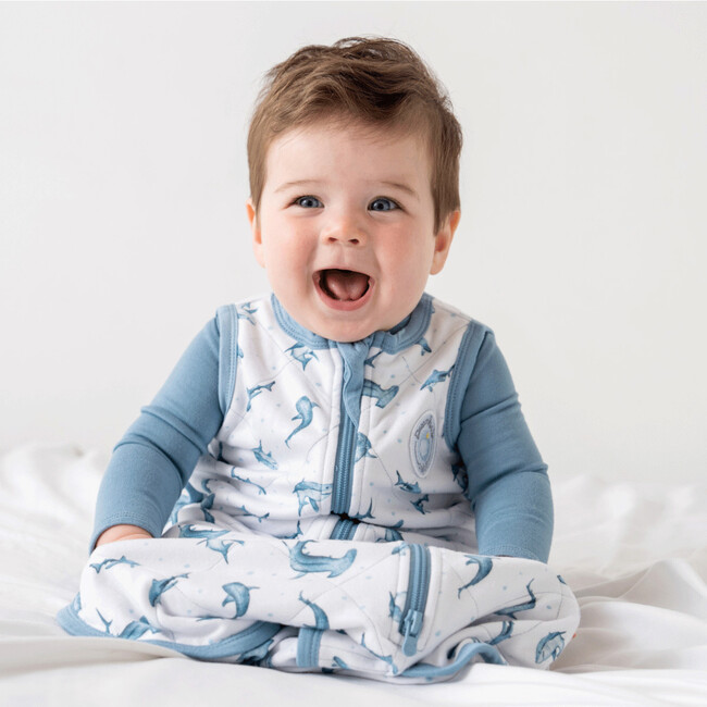 Bamboo Classic Sleep Sack (Non-weighted) , Shark - Sleep Sacks - 2