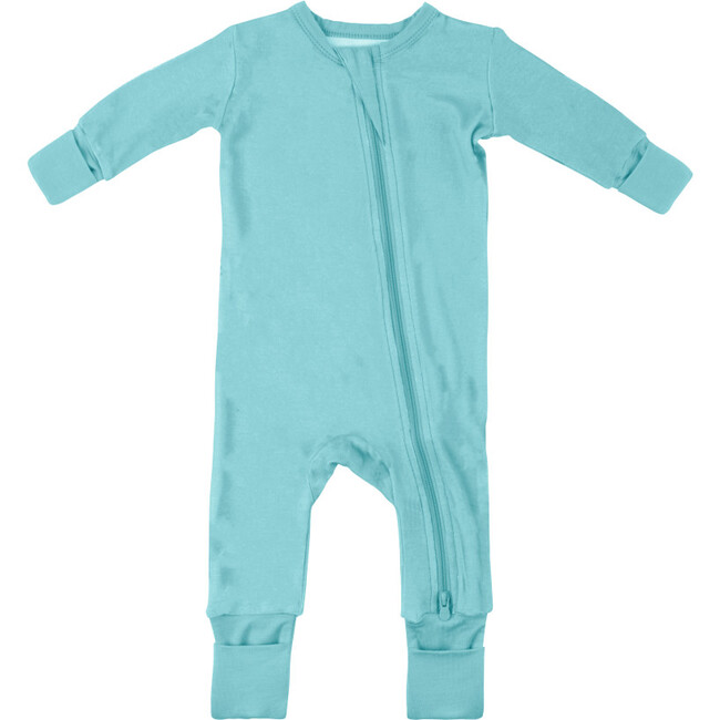 Baby Bamboo Pajamas W/ DreamCuffs®, Sea Green