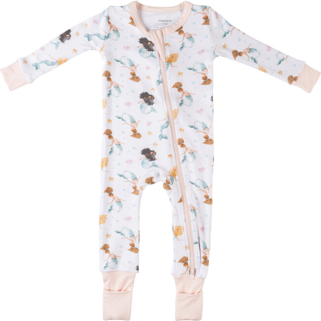 Baby Bamboo Pajamas W/ DreamCuffs®, Mermaid