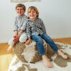 Pouf World Map Rugcycled - Wall Décor - 4