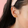 Sunshine Stud Earrings, Yellow - Earrings - 2