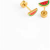 Watermelon Stud Earrings, Multi - Earrings - 4