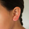 Star Stud Earrings, Gold - Earrings - 2