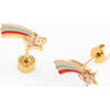 Shooting Star Stud Earrings, Multi - Earrings - 1 - thumbnail