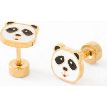 Panda Stud Earrings, Multi