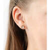 Monkey Stud Earrings, Brown - Earrings - 2
