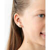Monkey Stud Earrings, Brown - Earrings - 4
