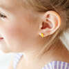 Lemon Stud Earrings, Yellow - Earrings - 2