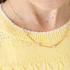Diamond Repeat Necklace, Gold - Necklaces - 2
