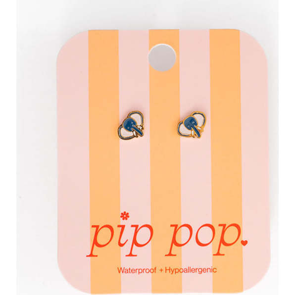 Elephant Stud Earrings, Grey - Earrings - 3