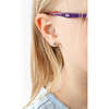 Elephant Stud Earrings, Grey - Earrings - 4