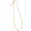 Bow Repeat Necklace, Gold - Necklaces - 3