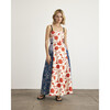 Tavira Dress, Cream/Tomato/Stripe - Dresses - 2