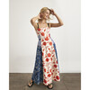 Tavira Dress, Cream/Tomato/Stripe - Dresses - 4