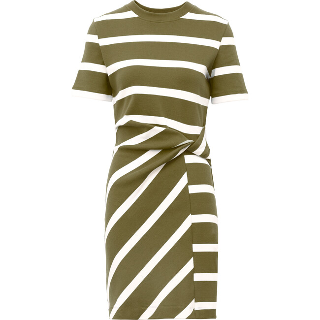 Short Cody Dress, Fern/Cream