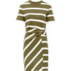 Short Cody Dress, Fern/Cream - Dresses - 1 - thumbnail