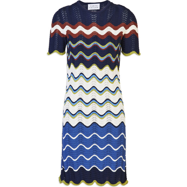 Short Leighton Dress, Maritime Blue