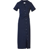 Short Sleeve Ellicot Dress, Maritime Blue - Dresses - 1 - thumbnail