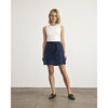 Vanessa Dress, White/Maritime Blue - Dresses - 2