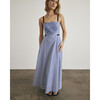 Tavira Dress, Blue/Optic White - Dresses - 4