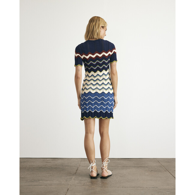 Short Leighton Dress, Maritime Blue - Dresses - 4