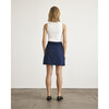 Vanessa Dress, White/Maritime Blue - Dresses - 5