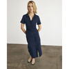 Short Sleeve Ellicot Dress, Maritime Blue - Dresses - 6