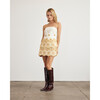 Leah Top, Ivory/Marigold Multi - Dresses - 4