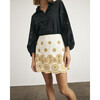 Clarisse Skirt, Ivory/Marigold Multi - Dresses - 4