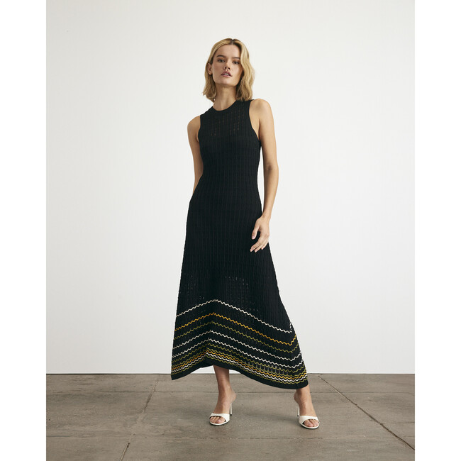 Greyson Dress, Black Multi - Dresses - 2
